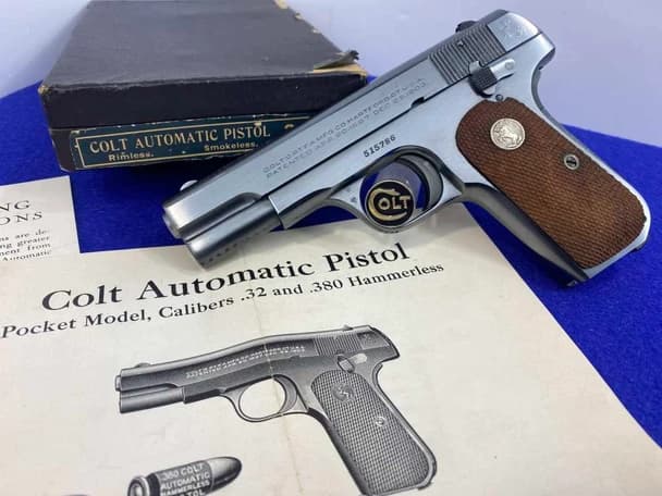 The Colt Model 1903 Pocket Hammerless: Variants, Finishes, and What Drives Value